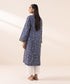 Women's Pret Lawn Blue Embroidered Straight Shirt